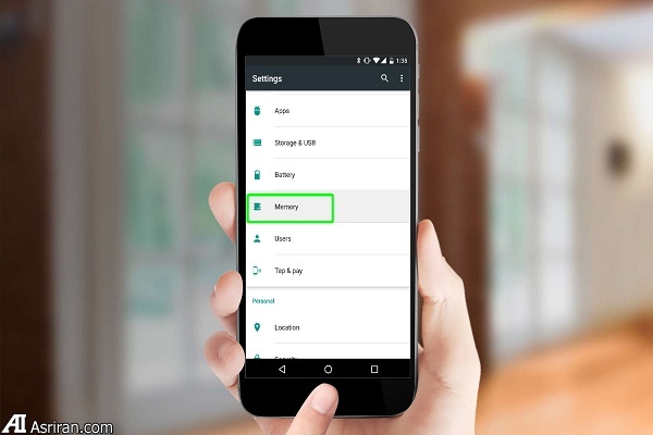 چگونگی استفاده از مدیر حافظه رم در اندروید مارشملو